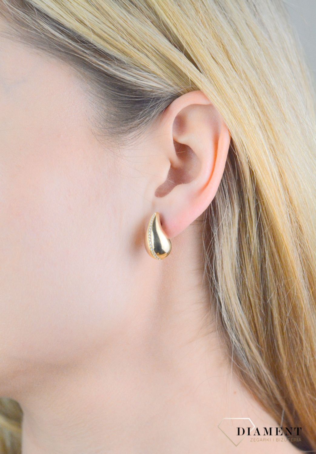 Kolczyki złote łezki z cyrkoniami próba 375, KL 12391 375 (1).jpg